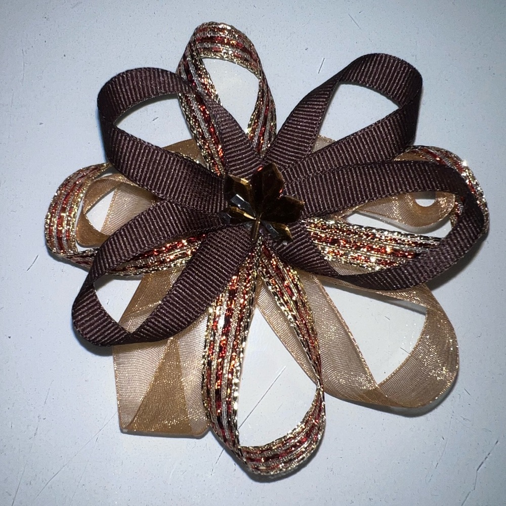 Fall leaves 🍁 Hair Bow